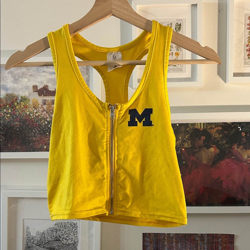ZooZats UMich tank top spirit wear University of Michigan UofM U of M